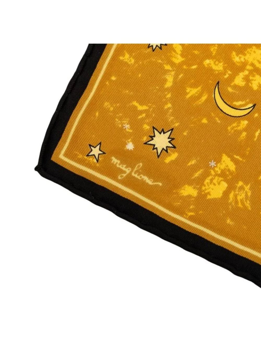 Hermes Carre 45 Petit L'annee Des Etoiles Age of Stars Scarf Brown Black